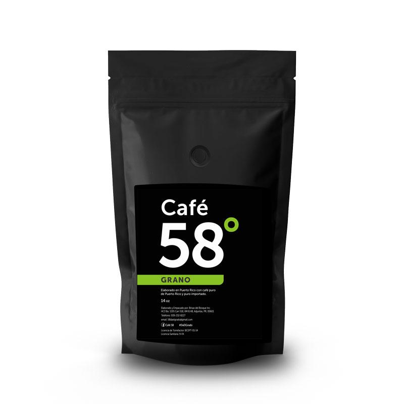 Cafe58Grados (14 oz.) Bean (Grano)